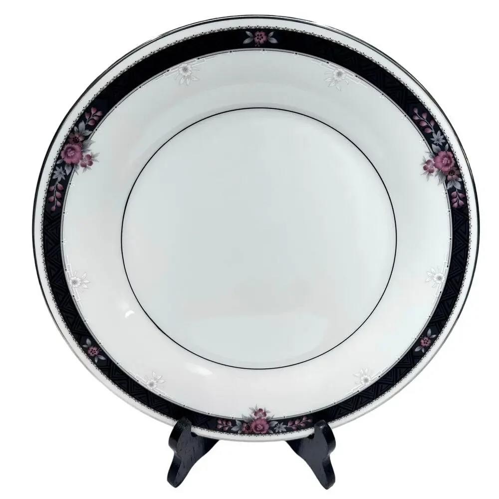 Noritake Etienne #7260 Fine Bone China Japan Dinner Plates-Set of 2!